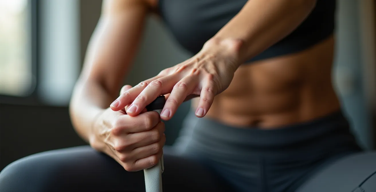 Trainer gibt persönliche Anleitung in kleinem Boutique-Studio in Leipzig