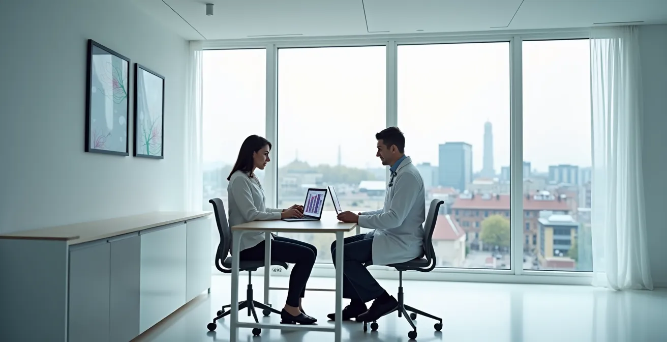 Patientenberatung zu klinischen Studien in einer Leipziger Klinik