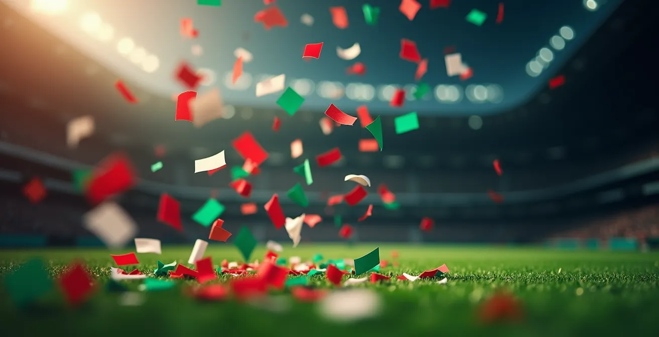 Intensive Stadionatmosphäre mit begeisterten Fans in Leipzig